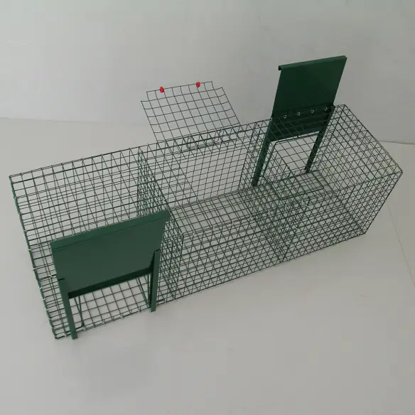 Trampa para urracas, cuervos y córvidos con 2 entradas