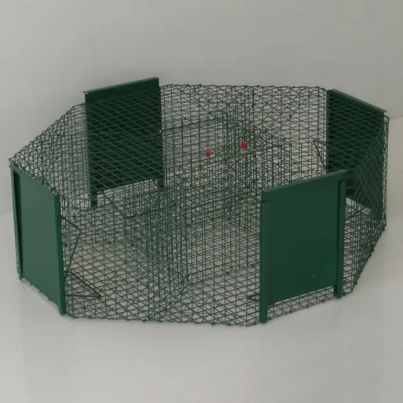 Trampa para urracas, cuervos y córvidos con 4 entradas tipo Larsen