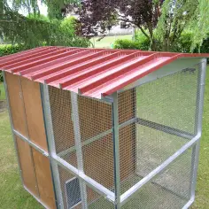 Caseta de madera para gatos, refugio seguro y cómodo 2