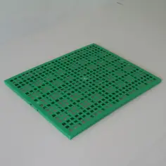 Plataforma de plástico de malla para jaulas y voladeros