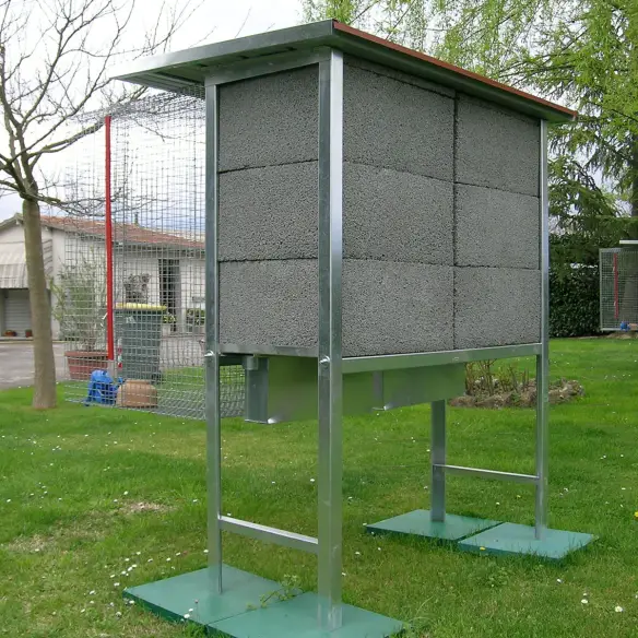 Jaula para palomas 6 parejas con nidos y accesorios