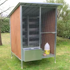Jaula para palomas aviario profesional para 8 parejas