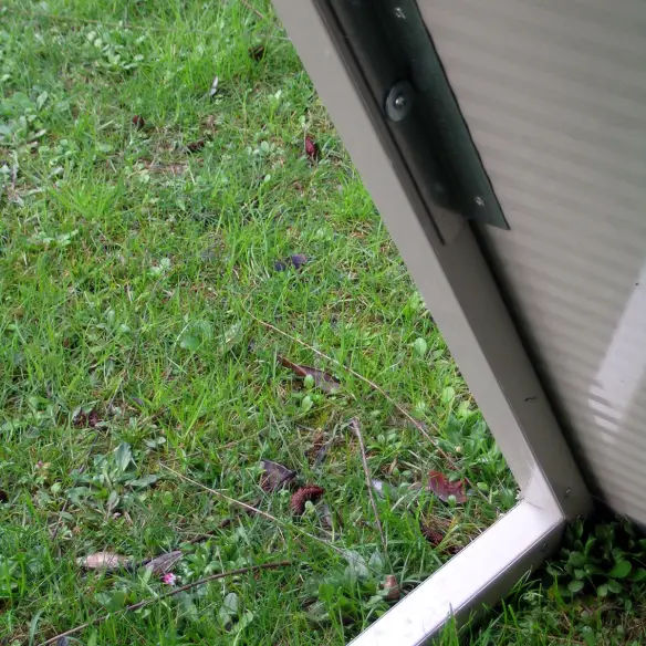 Entrada del refugio de panel sándwich para animales de granja