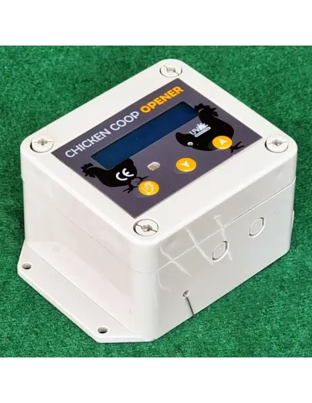 Centralita con puerta automática para gallinero