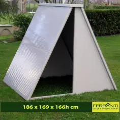 Refugio aislante de panel sándwich para cerdo oveja y cabra 2