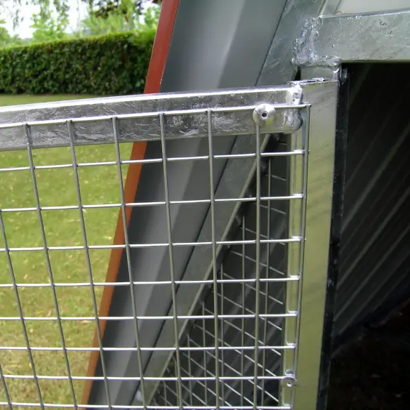 Puerta del gallinero de suelo para gallinas