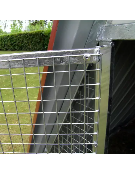 Puerta del gallinero de suelo para gallinas