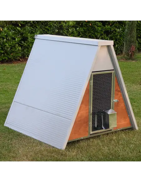 Gallinero exterior aislado para 8 gallinas con accesorios