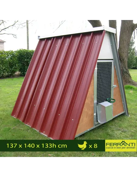 Gallinero pequeño para 8 gallinas con accesorios