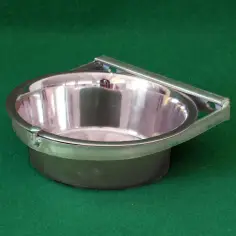 Comedero para perro antivuelco de acero inoxidable