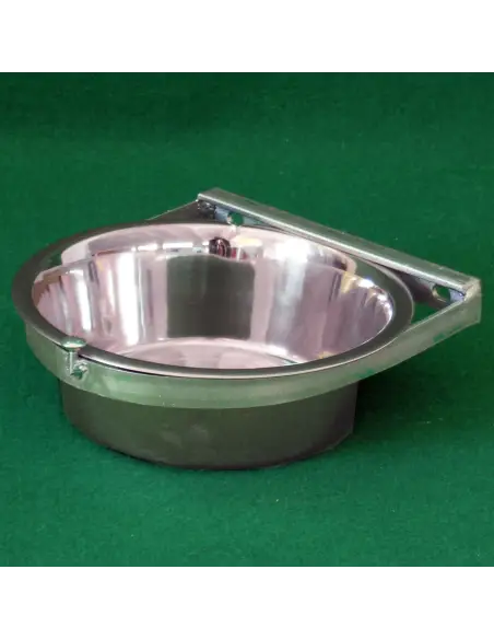 Comedero para perro antivuelco de acero inoxidable