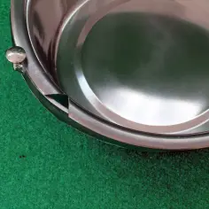 Comedero para perro antivuelco de acero inoxidable 2