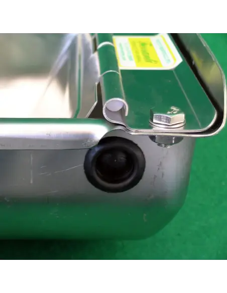 Fijación del flotador en bebedero automático de acero inoxidable para perros