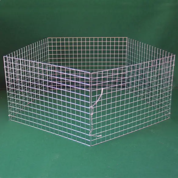 Corral para cachorros de malla galvanizada personalizable
