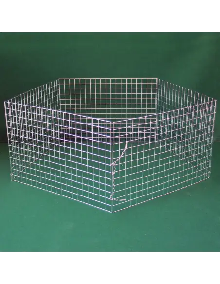 Corral para cachorros de malla galvanizada personalizable