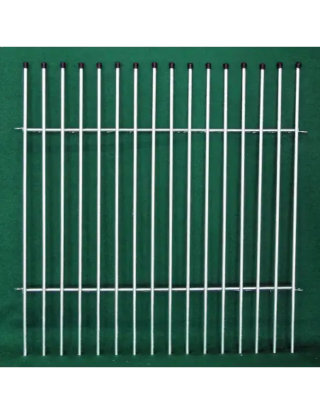 Panel individual de corral para cachorros de barrotes galvanizados