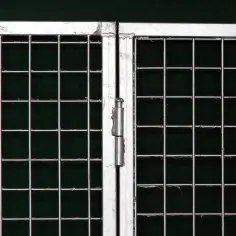 Puerta del corral perrera de malla de 1 metro 2