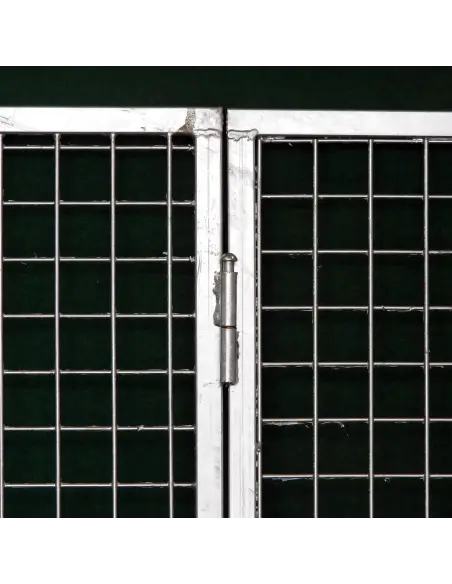Perno de la puerta del corral perrera de malla de 1 metro