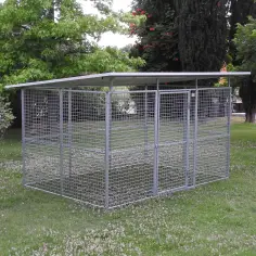 Corral para perros y otros animales a medida 200x300x170h con tejado opcional