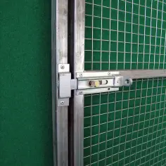 Puerta de panel para voladera de malla galvanizada personalizable 2