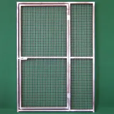 Puerta de panel para voladera de malla galvanizada personalizable