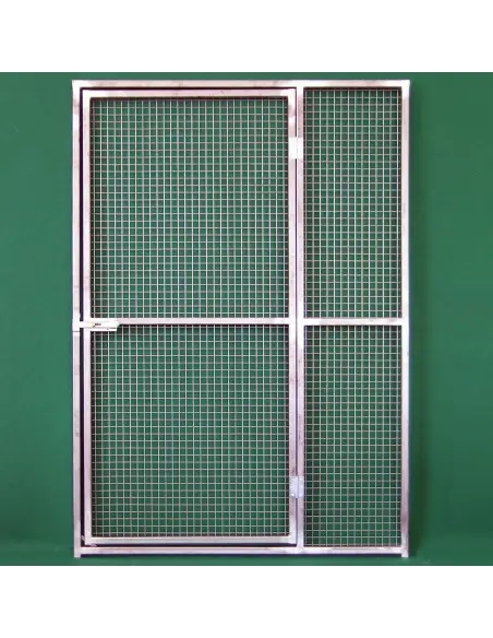Puerta de panel para voladera de malla galvanizada personalizable