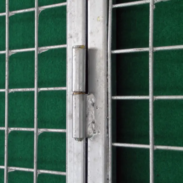 Bisagras de perno para puerta de perrera de malla galvanizada