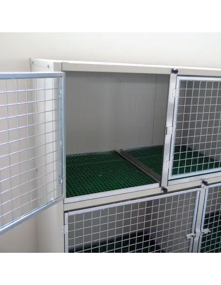 Puerta de entrada de jaula veterinaria para perros y gatos