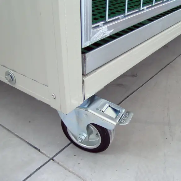 Ruedas de jaula veterinaria para perros y gatos