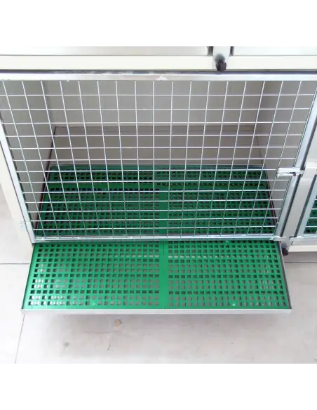 Bandeja interior extraíble de jaula veterinaria para perros y gatos
