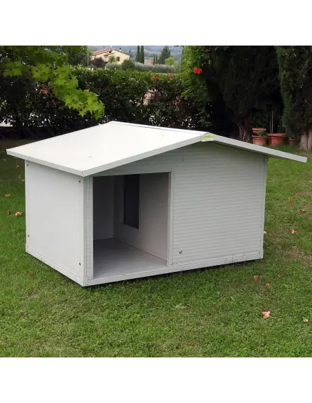 Casa para perro grande modelo Veranda con plataforma aislada