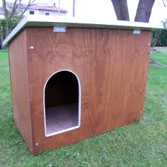 Casa para perros grandes de madera modelo Collie 2