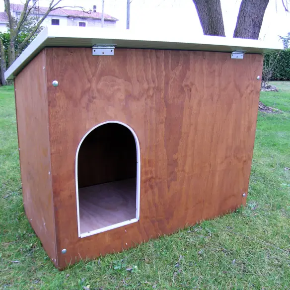 Casa para perros grandes de madera modelo Collie