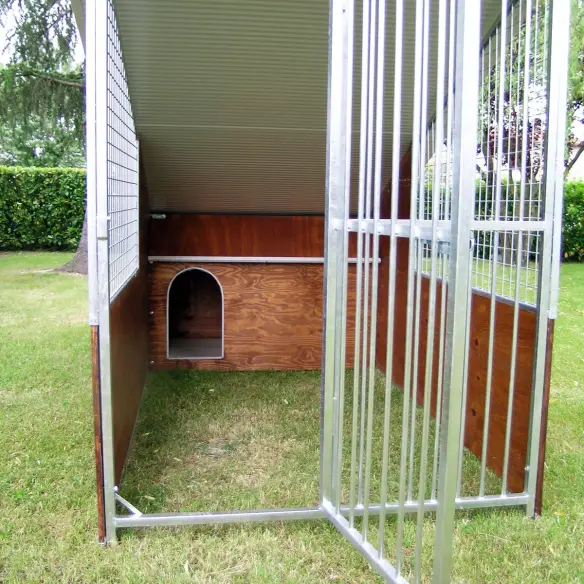 Interior de perrera box para perros modelo Labrador