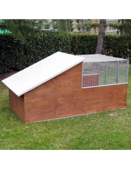 Parte trasera de perrera box para perros modelo Cocker Parte trasera de perrera box para perros modelo Cocker
