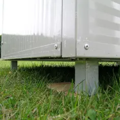 Plataforma Elevada para Casetas Perros de madera y acero