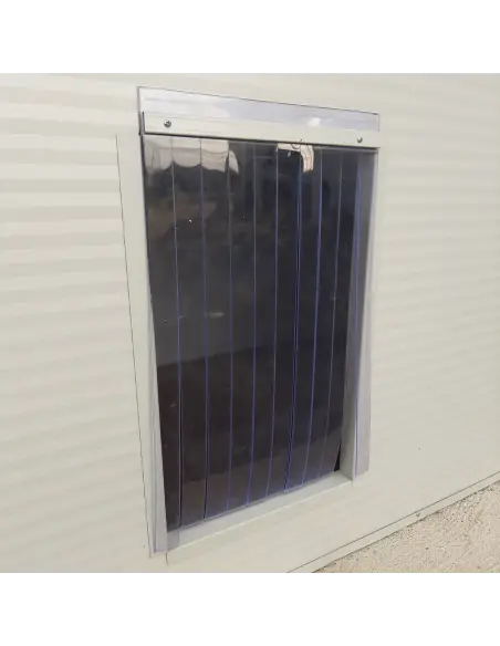 Cortina de tiras térmica de PVC para casa de perro