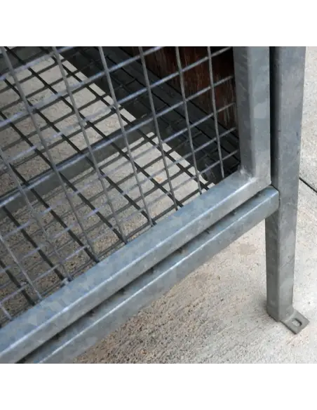 Patas elevadas en jaula para palomas aviario profesional