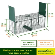 Trampas para roedores modelos mediano y grande 2