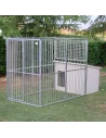Box para perros mod. Eco + caseta Dóberman