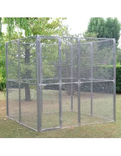 Paneles para Voladeras y Puertas de Malla Galvanizada, Personalizables