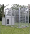Box para perros mod. Eco + caseta Dóberman