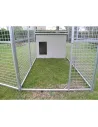 Box para perros mod. Eco + caseta Dóberman