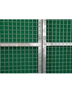 Paneles para Voladeras y Puertas de Malla Galvanizada, Personalizables