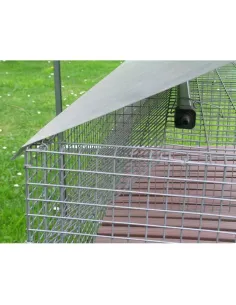 Conejera para 2 Conejos y 8 para Engorde, con Accesorios Incluidos