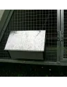 Gallinero elevado aislado
