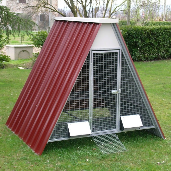 Gallinero elevado
