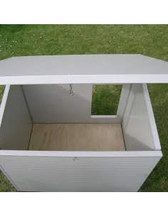 Box para perros mod. Eco + caseta Dóberman
