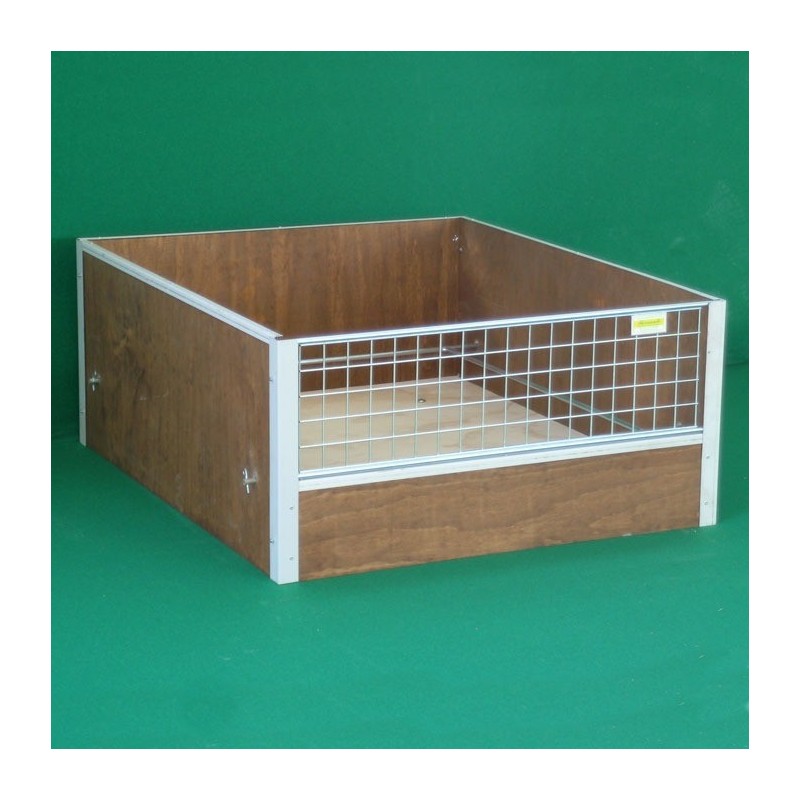 Caja de parto de madera para perros