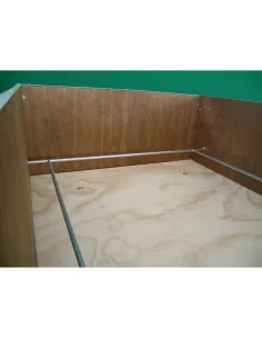 Caja de parto de madera para perros